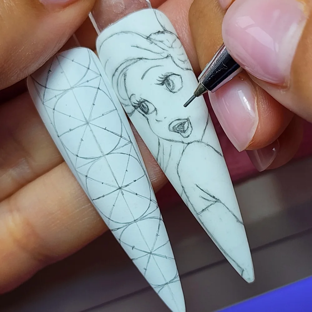 Parametrización Exacta aplicada al nail art